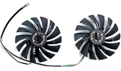 QFFOZSW pour MSI pour Geforce pour GTX 1080TI 1080 1070TI 1070 1060 pour Carte Graphique Armor 95mm PLD10010S12HH Ventilateur GPU(2 Fan)