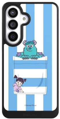 Hülle kompatibel mit Samsung Galaxy S26 + Handyhülle Premium Schutzhülle Schwarz Disney Pixar Die Monster AG Fanartikel