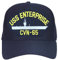 USS Enterprise CVN-65 Baseball Cap Navy Blue Made in USA