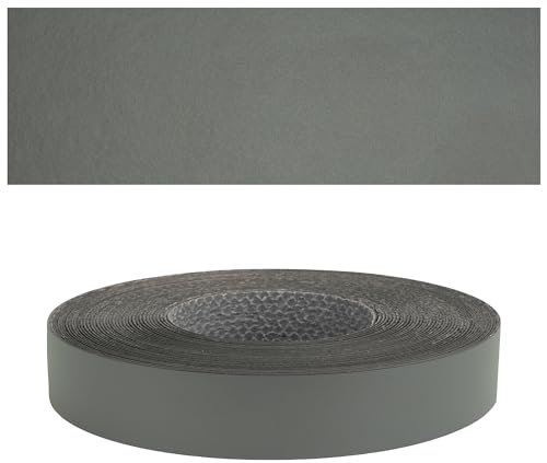 Mprofi MT® Kantenumleimer Anthrazit | 22 mm x 5 m | Melamin Kantenband | Bügelkantenumleimer für Regale und Möbelplatten | Kantenumleimer mit Schmelzkleber – 22122/22/5