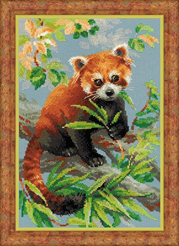 Riolis Kreuzstich-Set Roter Panda, Zählmuster