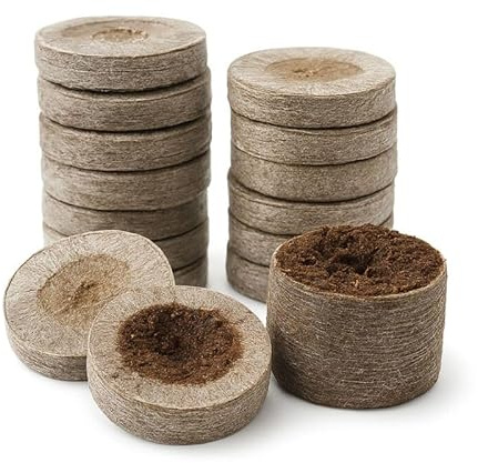Weedness Jiffy® Krukor 200 STK. för odling - Kokos tabletter jord fröjord torv tabletter tomater sticklingar