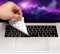 MyGadget Cubierta Teclado AZERTY para Apple MacBook Pro 13 15 (desde 2016) Touchbar - Skin Protector keyboard Cover de Silicona TPU [Frances] - Negro