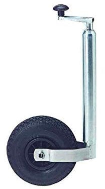 TRAILERS EQPT Roue Jockey 48 - Roue Acier Gonflable 260 x 85