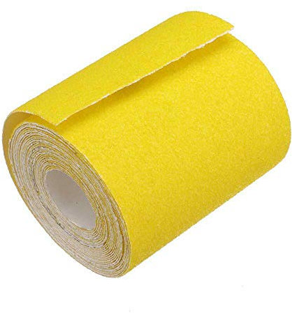 60 Grit Sandpaper Roll Hand and Power Aluminium Oxide Paper Roll 9.3cm x 5m for Wood