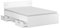 3406MF LIT Double avec TIROIRS Alaska - Blanc