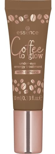 essence Coffee to glow under-eye energy treatment, Nr. 01 Expresso Yourself!, weiss, beruhigend, Expressergebnis, kühlend, mit Vitaminen, pflegend, revitalisierend (10ml)