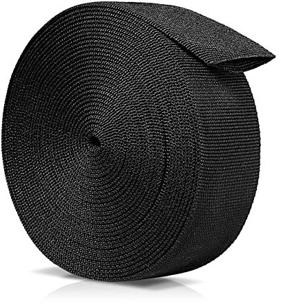 Gaine de protection en nylon pour câble de soudage - Torche TIG - Tuyau hydraulique - 2,5 cm ID - 7,6 m de long - Noir