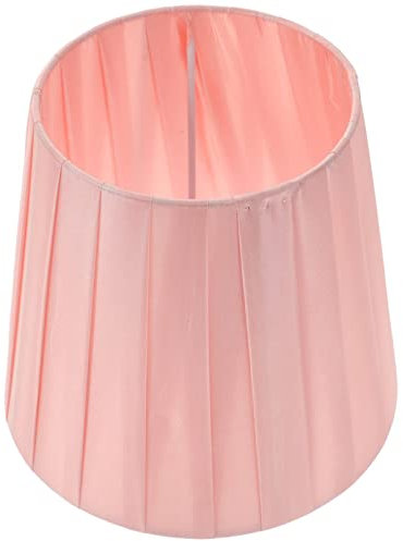 Mobestech Rosa Klein Lampenschirm Birnenstoff Lampenabdeckung Trommel Lampenschirm Ersatz Lichtsockel Für Kronleuchter Tischlampe Stehleuchte (Rosa) Lampenschirm Für Tischlampe Lampenschirm