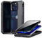 OMGZONE Privacy Case for iPhone 12/iPhone 12 Pro,Screen Protector built-in Anti Peeping Tempered Glass Full Body Case,360 Degree Shockproof Bumper Case for iPhone 12/12 Pro,Black