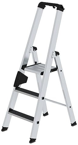 PROREGAL Escabeau escabeau | 1 côté avec clip Step R13 | 3 marches | échelle, télescopique, escabeau double, échelle fixe