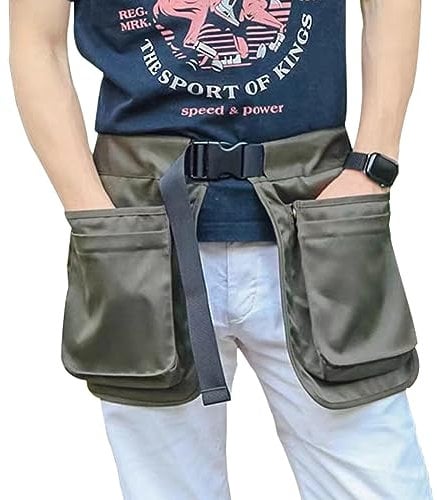 suweisua Hundetrainer-Leckerli-Tasche mit abnehmbaren Taschen, freihändig, Trainingswerkzeuge zur Aufbewahrung von Hüfttaschen für Männer und Frauen, auch für Gartenarbeit, Friseur (grün)