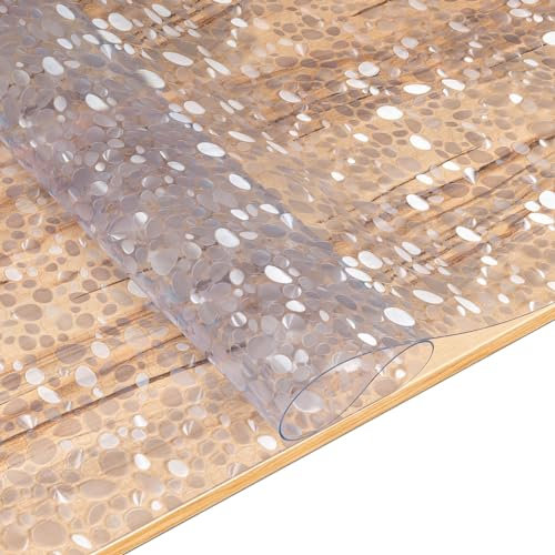 ANRO Tischfolie Tischschutzfolie mit Struktur für Hochglanz und Glastische Tischdecke Folie für Tisch Tischschutz 1,5mm 400x100cm