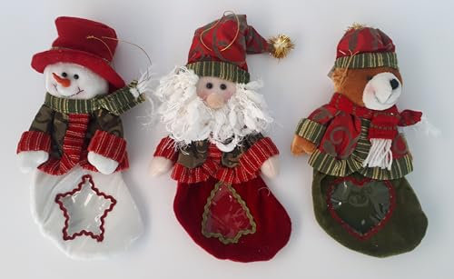 Comarco Sa Weihnachtsanhänger, Stoff, natürlich, 25 cm