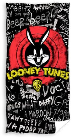 Carbotex Looney Tunes Badetuch Handtuch Strandtuch LT192002 70 x 140 cm