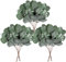 OSQI 18 Stück Kunstblumen Eukalyptus Deko, Eukalyptus künstlich Zweige Trockenblumen Deko,Kunstpflanzen Grün Gefälschte Pflanze für Hochzeit, Haus,Garten,Office,Büro Dekoration (18)