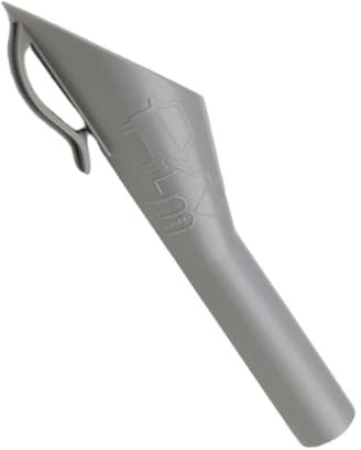 JAMAKALA Grey Emergency Diesel Funnel - Angled, Capless Plastic - Fits 8U5A-17B068-EB 1782177 1833948 2050651