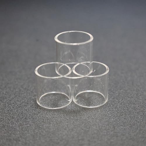 WratryParts - Tubo de cristal multicolor de burbujas gordas para tanque Dead Rabbit 3 RTA (3 piezas rectas)