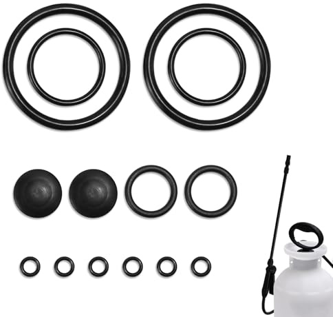 2 Sets O Rings Seal Gasket Kit Compatible with Chapin 20000 Sprayers | Piston Pump Repair Kit, Sprayer Replacement Parts, Garden Sprayer Accessories, Rubber Material, Leak Prevention, Easy to Use