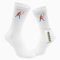 Huuraa Unisex Tennissocken Squash bunte Silhouette Geschenk Größe 42/46 White Squash Präsent