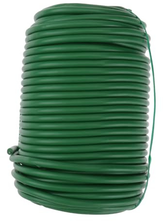 Milisten Pflanzenband Kabelbinder 20m, 1 Rolle, Grün, für Gartenpflanzen