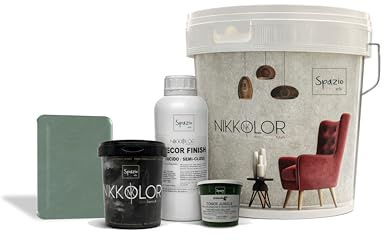 Nikkolor Mikrozement-Set 8 m² für Böden und Wände - Seidenmatt Finish - 06