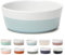 Waggo Dipper Ceramic Dog Bowl for Small and Large Breeds - Heavyweight and Durable Pet Food and Water Dish Crock, Dishwasher Safe, Modern (Medium, Cloud)