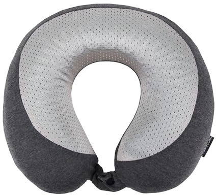 Travelon Cooling Gel Neck Pillow, Charcoal