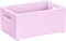 LAUBLUST Große Holzkiste mit Griffen - 30x20x14cm, Rosa | Allzweck-Kiste und Aufbewahrungskiste | Spielzeug-Kasten | Deko-Kiste zum Basteln | Spielzimmer Einrichtung | Geschenk-Verpackung