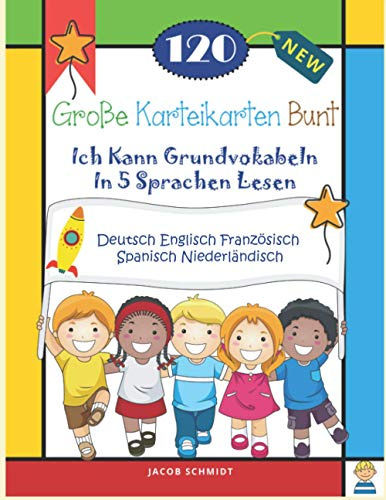 120 Große Karteikarten Bunt Ich Kann Grundvokabeln In 5 Sprachen Lesen Deutsch Englisch Französisch Spanisch Niederländisch: Sight word flashcards ... englisch quiz kartenspiel kinder 3-7 jahre