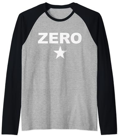 Grunge Alternative zero star 90s rock band music Raglan Baseball Tee