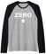 Grunge Alternative zero star 90s rock band music Raglan Baseball Tee