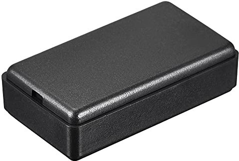 sourcing map 10 Stück Mini Staubdichte Anschlussdose 50x28x15mm ABS für Elektroprojekte Schwarz