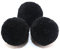 Duories Pompons zum Basteln,20 Stück 40mm Bunte Bommeln Bälle,Pom Poms für Kunsthandwerk,Pompons Bälle für Ostern,Weihnachten,Bunte Pompons für DIY Basteln Tischdekoration Geburtstagsdeko,Schwarz