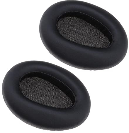 Create idea 1 Paar Ohrpolster Kompatibel mit Sony MDR-10RBT 10RNC 10R Kopfhörer Ersatz Weicher Komfort PU-Leder Ohrpolster Headset Ersatzteile Schwarz