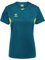 hummel Damen Hmlauthentic Pl Jersey S/S Woman T-Shirt, Blue Coral/Sulphur Spring, L EU