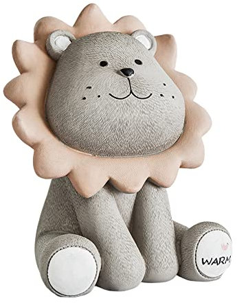 Spardosen für Kinder,Löwe Sparschwein Bruchsichere Harz Sparschwein Spardosen Groß für Jungen und Mädchen Süßes Geschenk für Geburtstage Neujahr Desktop Schreibtisch Ornament Spielfigur Dekoration