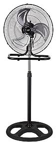 FABRILAMP Ventilador 3 En 1 Recio Negro 50 D 3 Vel. 70w 3 Aspas Aluminio En Plata Oscilante