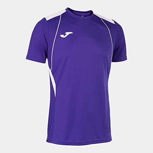 Maglia a Manica Corta Uomo Championship VII Viola Bianco