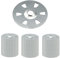 Lot de 150 rondelles de fixation d'isolation en métal galvanisé pour plaques de plâtre, panneaux en mousse, panneaux isolants, plaques de plâtre (35 mm)