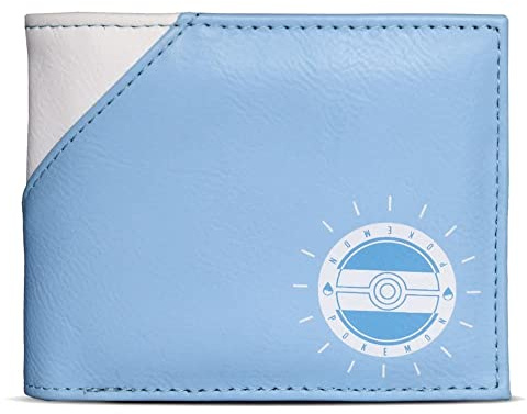 Pokemon Squirtle Bi-Fold Wallet, männlich, blau/weiß (Mw114884pok), blau / weiß, Einheitsgröße
