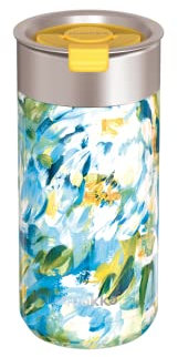 Quokka BOOST BLUE PEONIES | BICCHIERE TERMICO IN ACCIAIO INOX PER CAFFÈ 400 ML