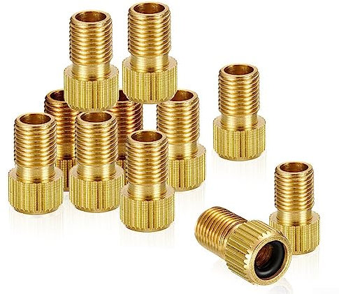 10PCS Ventil Adapter Konverter Fahrrad Reifen Ventil Konverter Rennrad Fahrrad Pumpe Tube Ring Dichtung Zyklus Zubehör Nadel Konverter