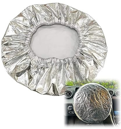 Lenkrad Sonnenschutz Abdeckung, 50 * 50 cm Lenkradabdeckung Für Auto, Lenkradabdeckung, Lenkrad Sonnenschutz Auto, Sonnenblende Für Lenkrad, Sonnenschutzhülle Für Auto, Auto Sonnenschutz Für Lenkrad