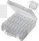 JIZIYRUO 24 Grids Bead Storage Organizer Boxes, Diamond Art Storage Boxes, Small Craft Storage Containers with Hinged Lid for Beads Seeds Rhinestones Crafts and Small Items (1 Pack)