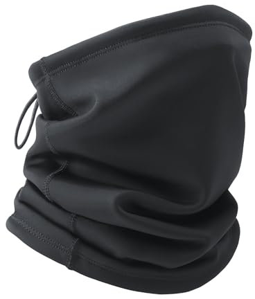 Oscenny Schlauchschal,Einstellbare Länge, Winddicht Glattes Strapazierfähiges,Weich Gefüttertes Fleece,Atmungsaktiv, für Herren Damen Multifunktionstuch für Ski,Motorrad,Fahrrad,Laufen,Joggen Winter