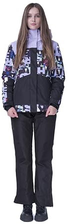 JP European Design Women's Jacket-B2422 Ski Jacket, Lilac, L