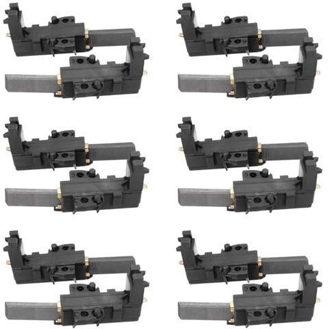 TYREE 12 Pezzi Serria Spazzola Carbonio Motore Lavatrice per Candy Ceset