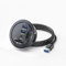 chenyang USB 3.0 Unterputz Desktop Hub,2 USB 3.0 Port/1 USB C Port Hub Tüllenloch 2,36 Zoll (60 mm) mit SD/TF Kartenleser Anschluss