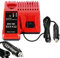 AutoLadegerät Ersatz für Milwaukee M18 M12 Batterieladegerät,18v12Vrapid Batterien LaDer,Tragbares Mini Unterell Ladegerät für Milwaukee Akku DIY Ladegerät Adapter(Zigarette Leichs Leiche Stecker)